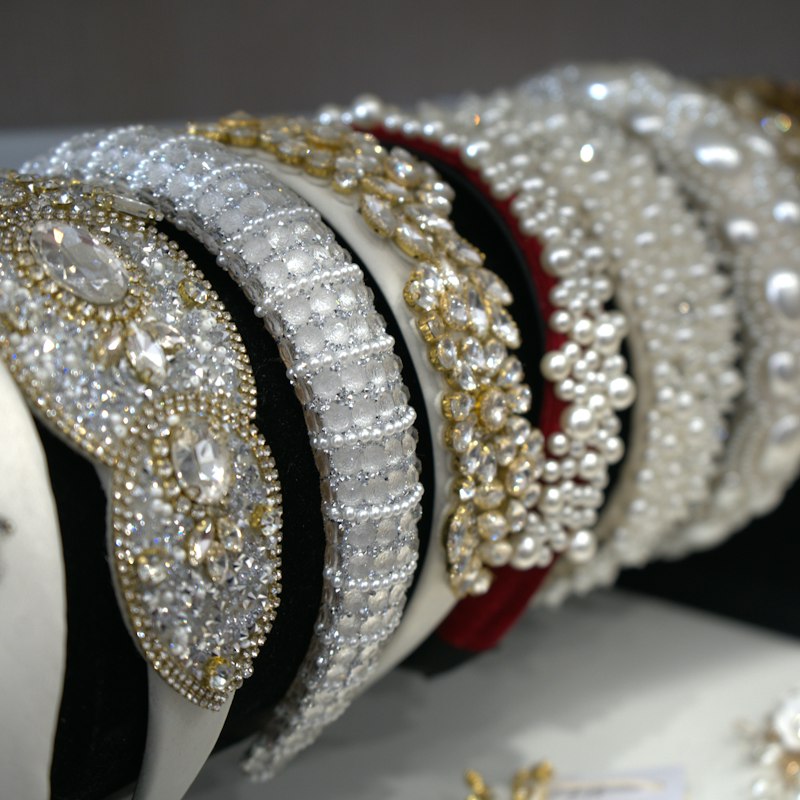 Tiara de strass