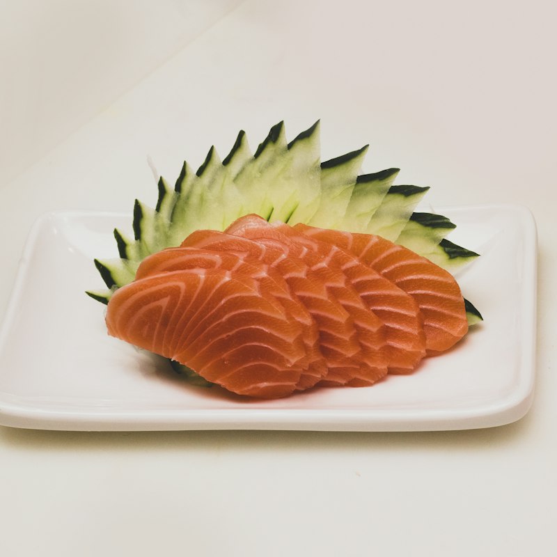 Sashimi de salmão