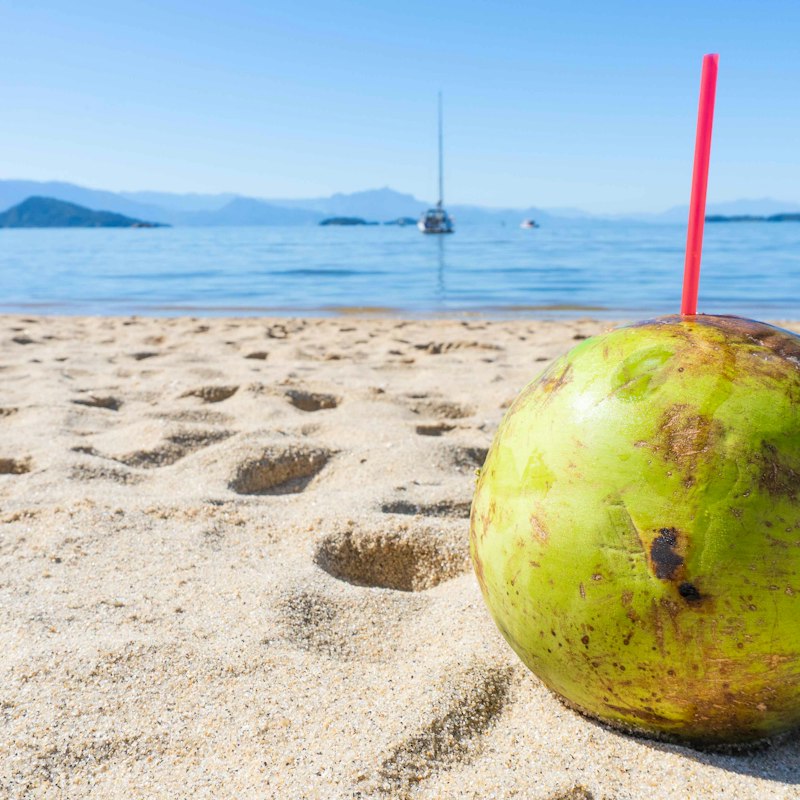 Coco verde gelado