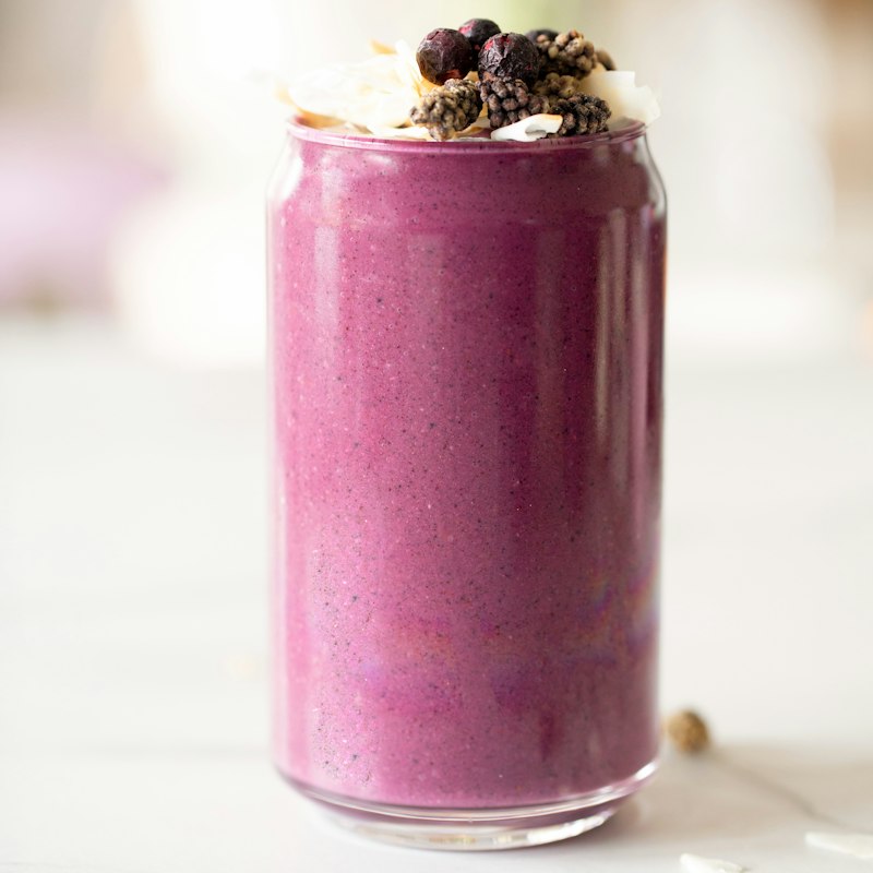 Vitamina de açaí com banana