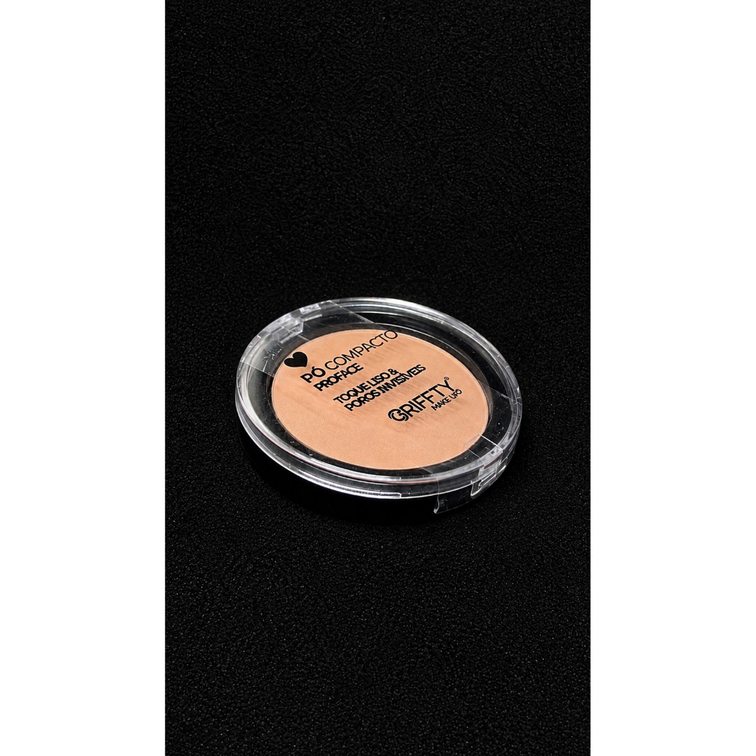 Pó Compacto Proface Toque Liso & Poros Invisíveis - Cor 4 - Griffty Make Up