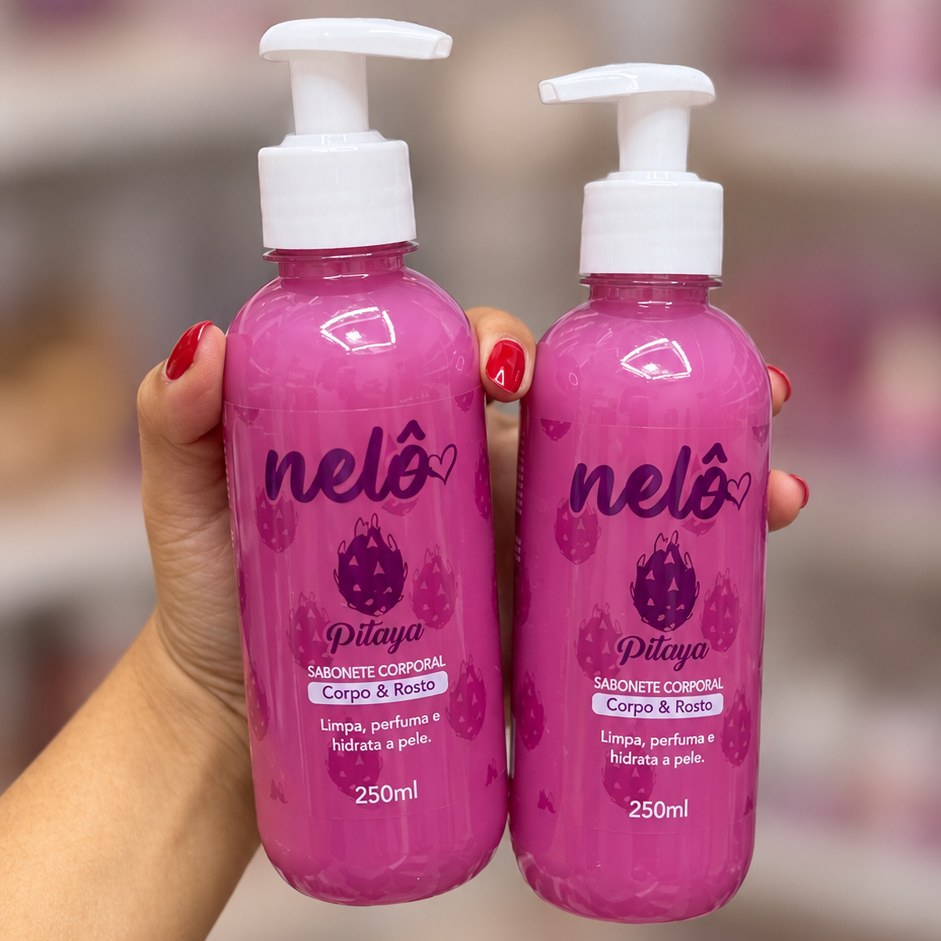 Sabonete líquido Pitaya Corpo&Rosto (Nelô)