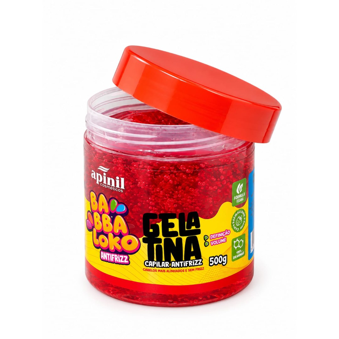 Apinil Gelatina Capilar Antifrizz Babbaloko 500g — foto 2 de 2