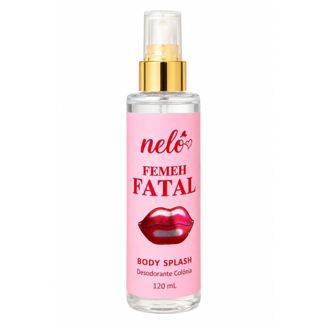 Body Splash Femeh Fatal Desodorante Colónia 120ml - Nelo  