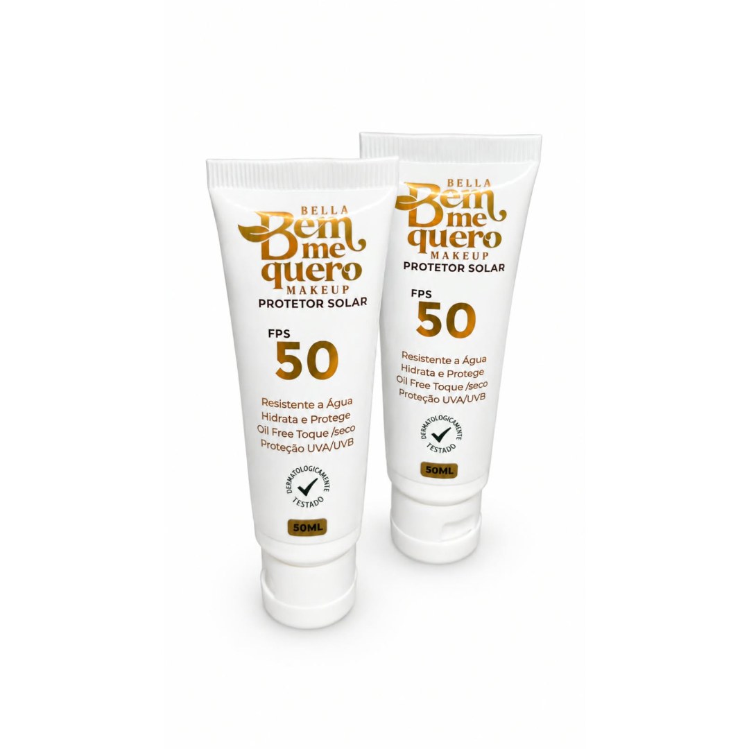 Protetor Solar Facial FPS 50 Bella Bem Quero 50ml