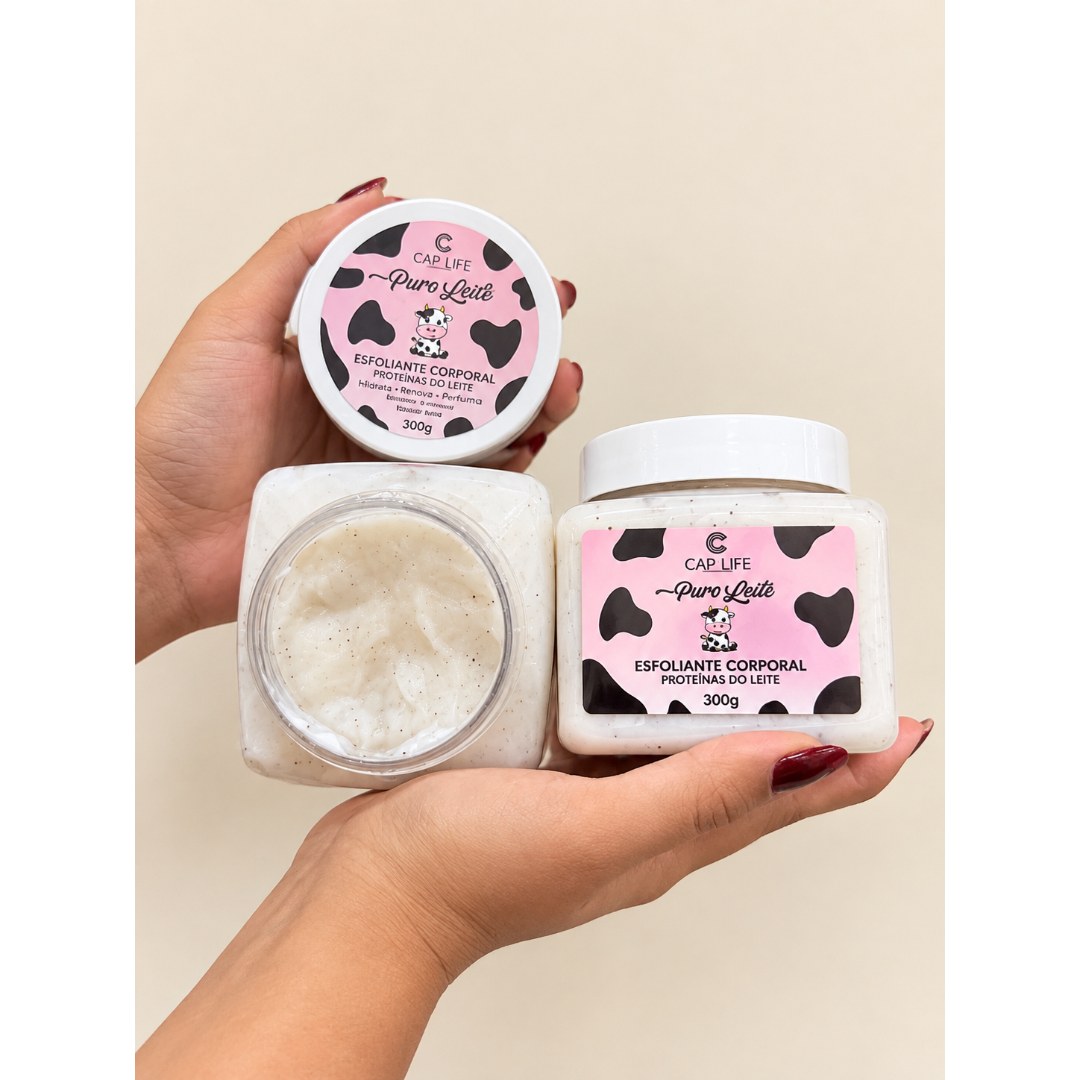 Esfoliante Corporal Puro Leite Cap Life 300g