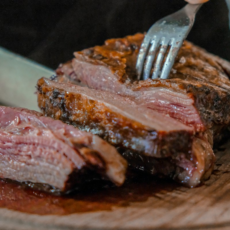 Picanha fatiada