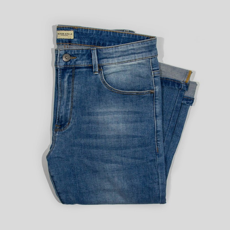 Calça jeans reta