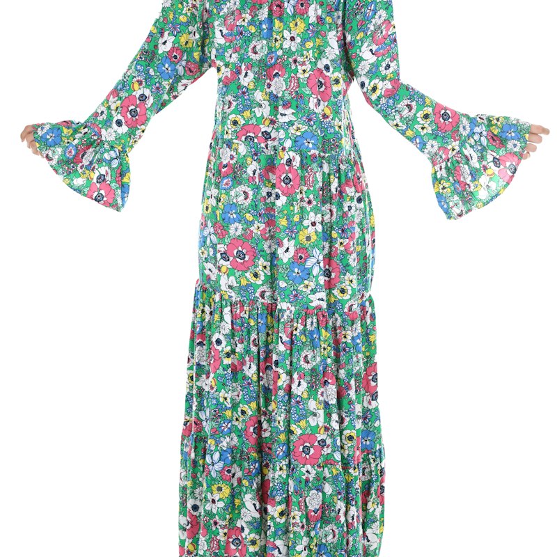 Vestido longo floral