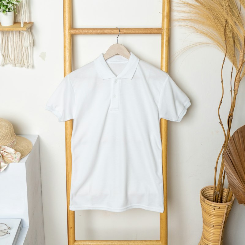 Camisa polo piquet branca